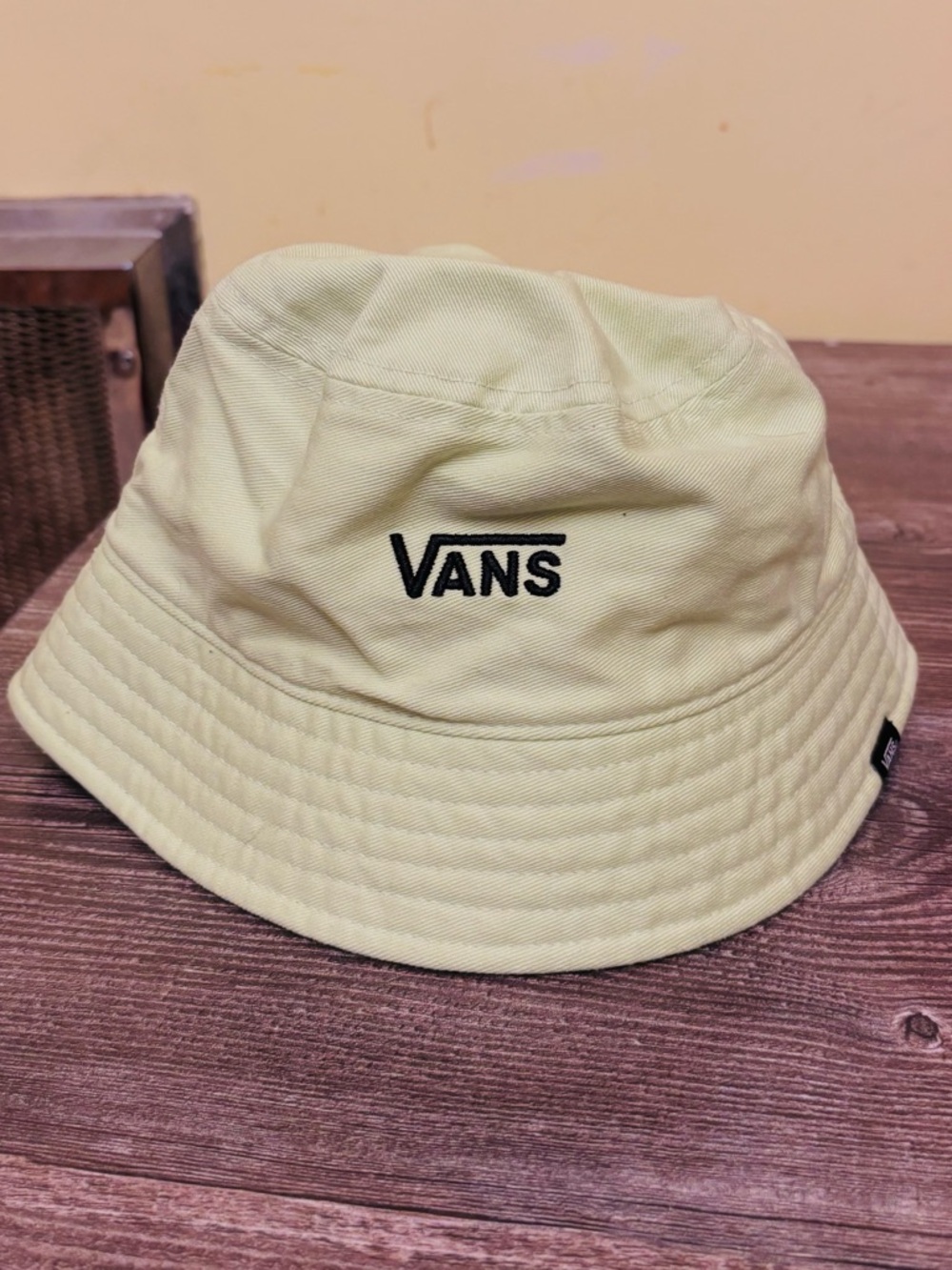 Vans Light Yellow Embroidered Bucket Hat